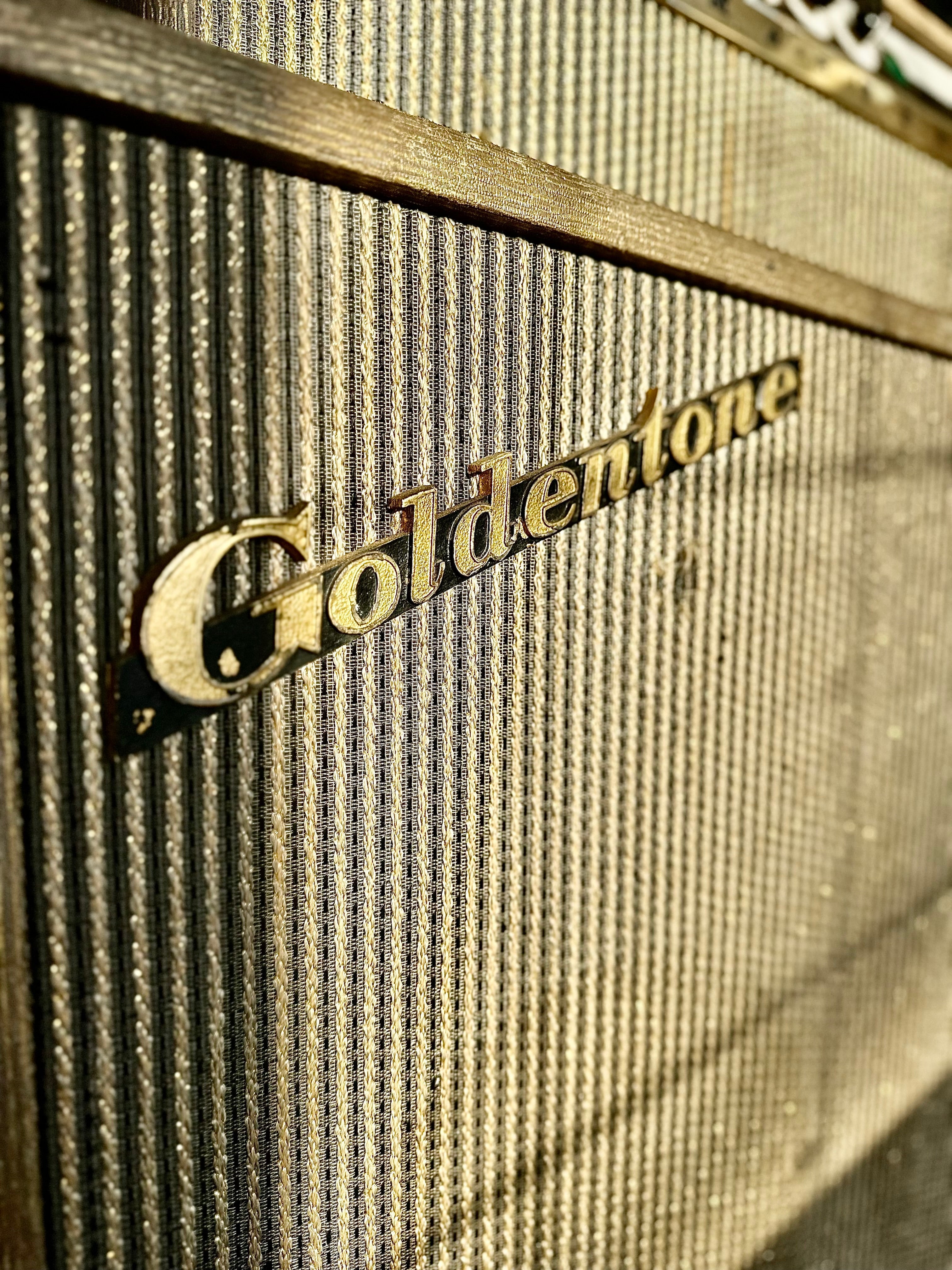 Goldentone | 1756 | Bassmaster 40 | Flip Top Amplifier w/ TV Legs | Re-Conditioned | 1966 | Vintage Goldentone | 1756 | Bassmaster 40 | Flip Top Amplifier w/ TV Legs | Re-Conditioned | 1966 | Vintage